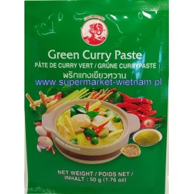 PASTA CURRY GREEN-COCK- xanh 50g*12