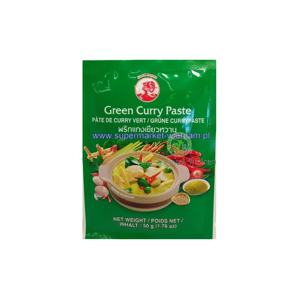 PASTA CURRY GREEN-COCK-50g*12