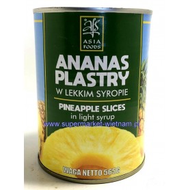 ANANAS - PLASTRY ASIA FOODS DUA HOP VN 565g*24