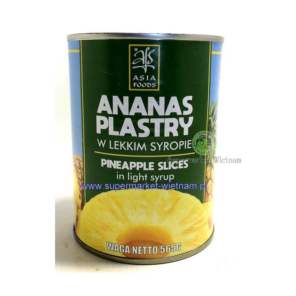 ANANAS - PLASTRY ASIA FOODS DUA HOP VN 565g*24