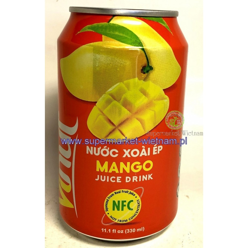 Sok o smaku mango VN qua xoai 330ml*24