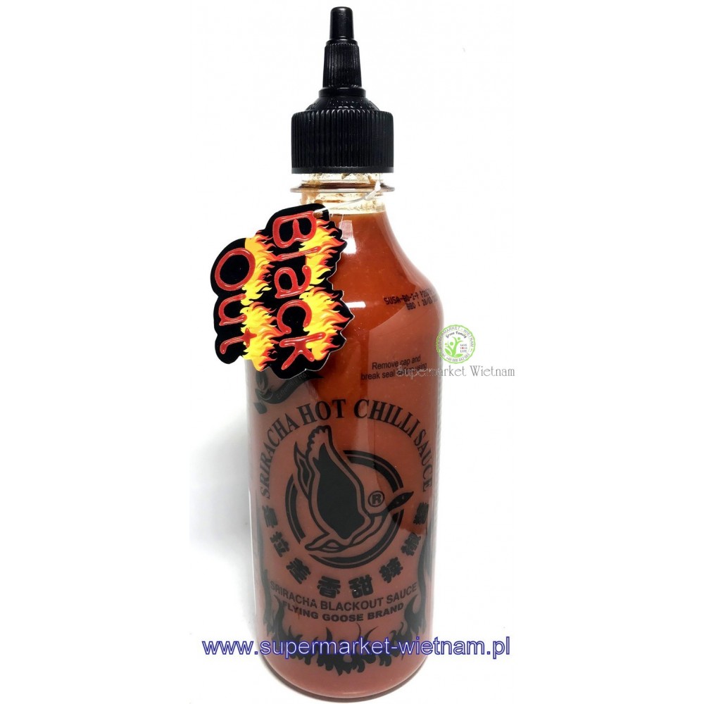 SOS chilli sriracha black super HOT tuong ot den 455ml*12