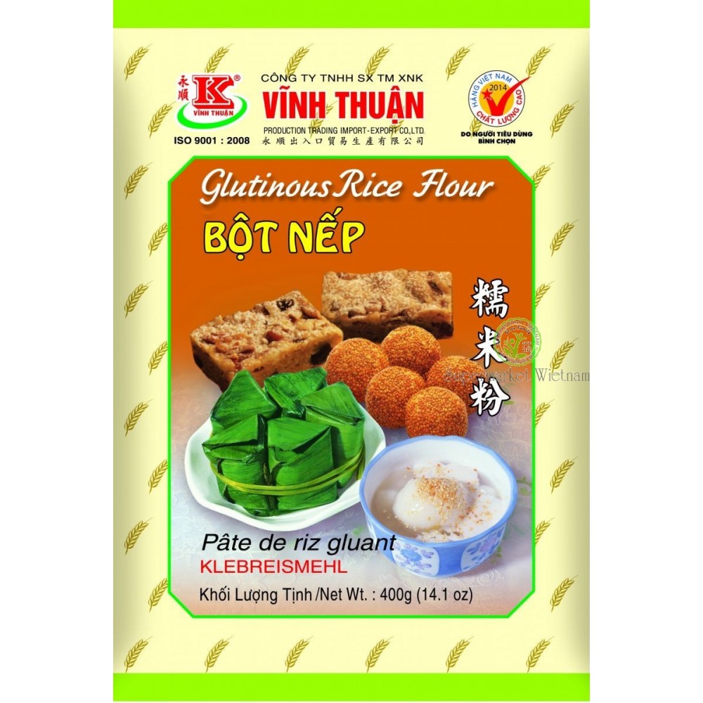 Mąka Glutinous BOT NEP Vinh Thuan 400g*20