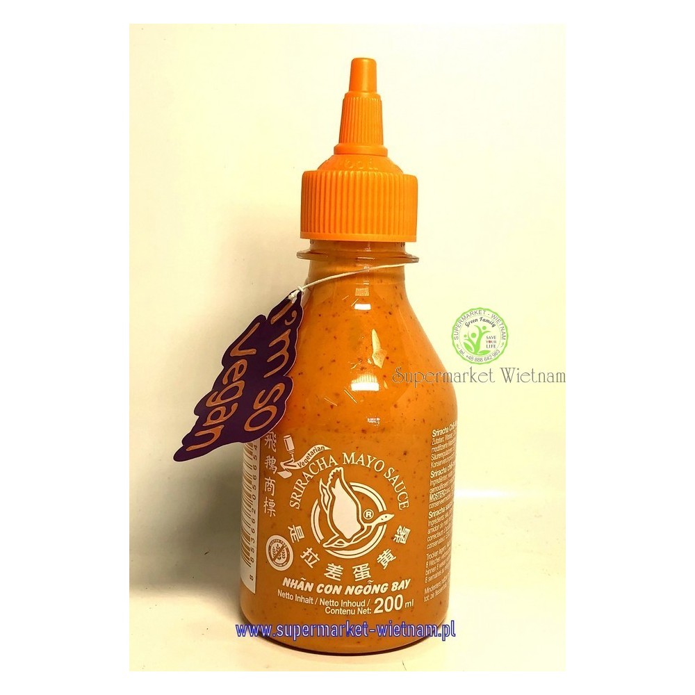 SOS chilli sriracha mayo con ngong vang 200ml*12