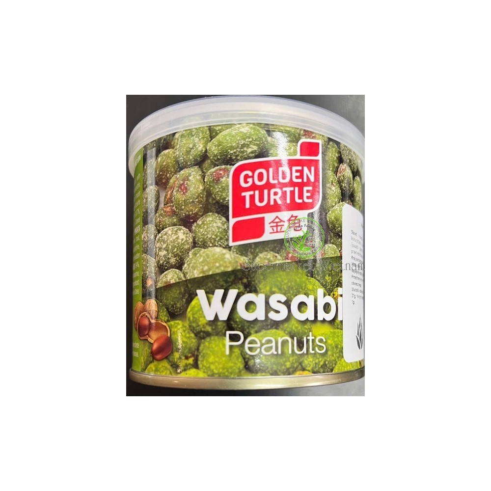 ORZESZKI O SMAKU WASABI GOLDEN TURTLE LAC BOC 140g*12