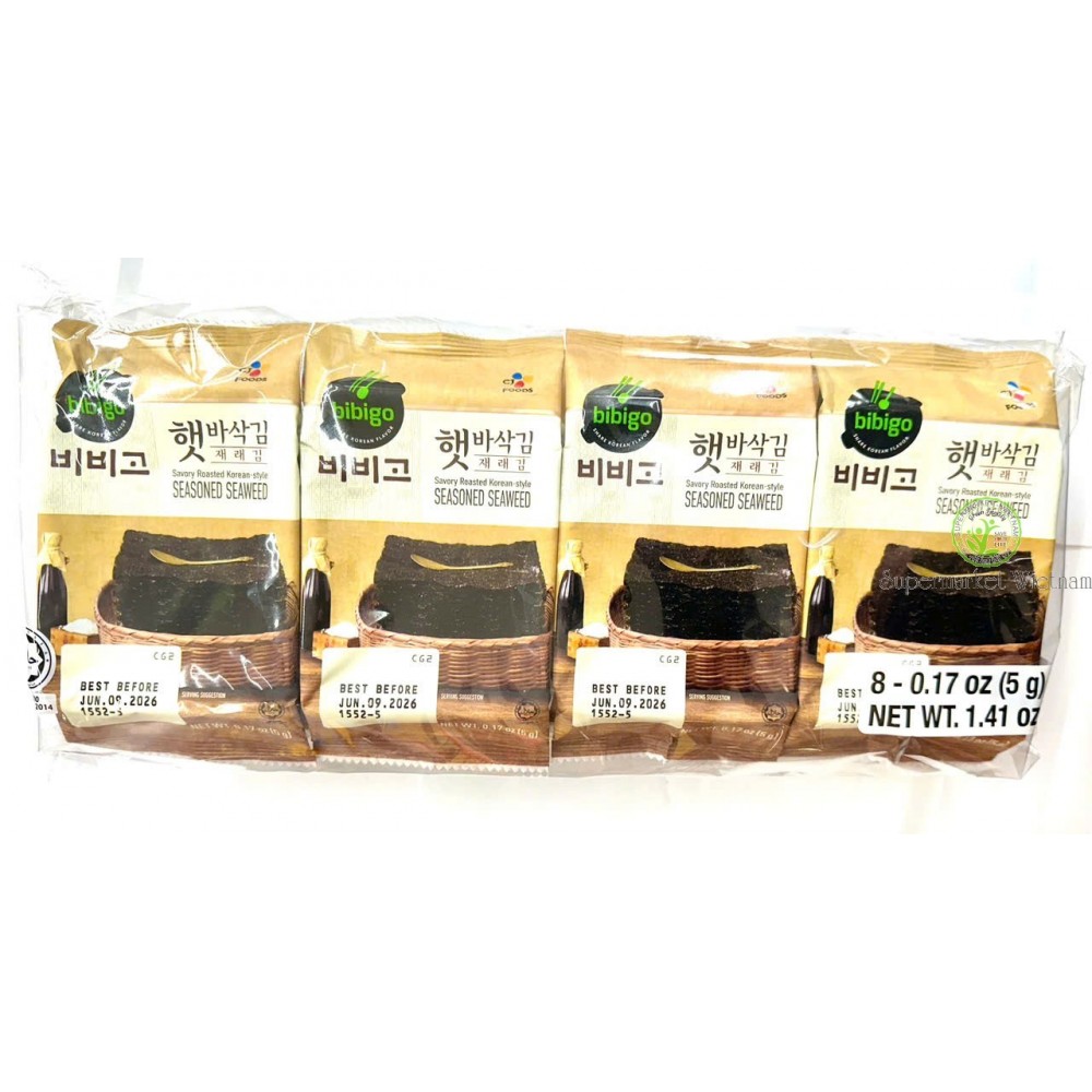 SNACKI Z WOD. PRAŻ. SEZAM FLAV. BIBIGO VI VUNG (5gx8)*9