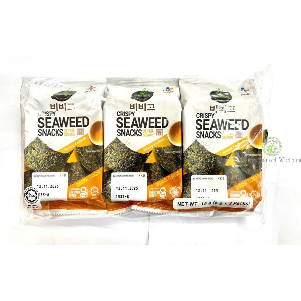 Snacki Roasted al.roties Paldo dong bien an lien HQ (5gx3)*24