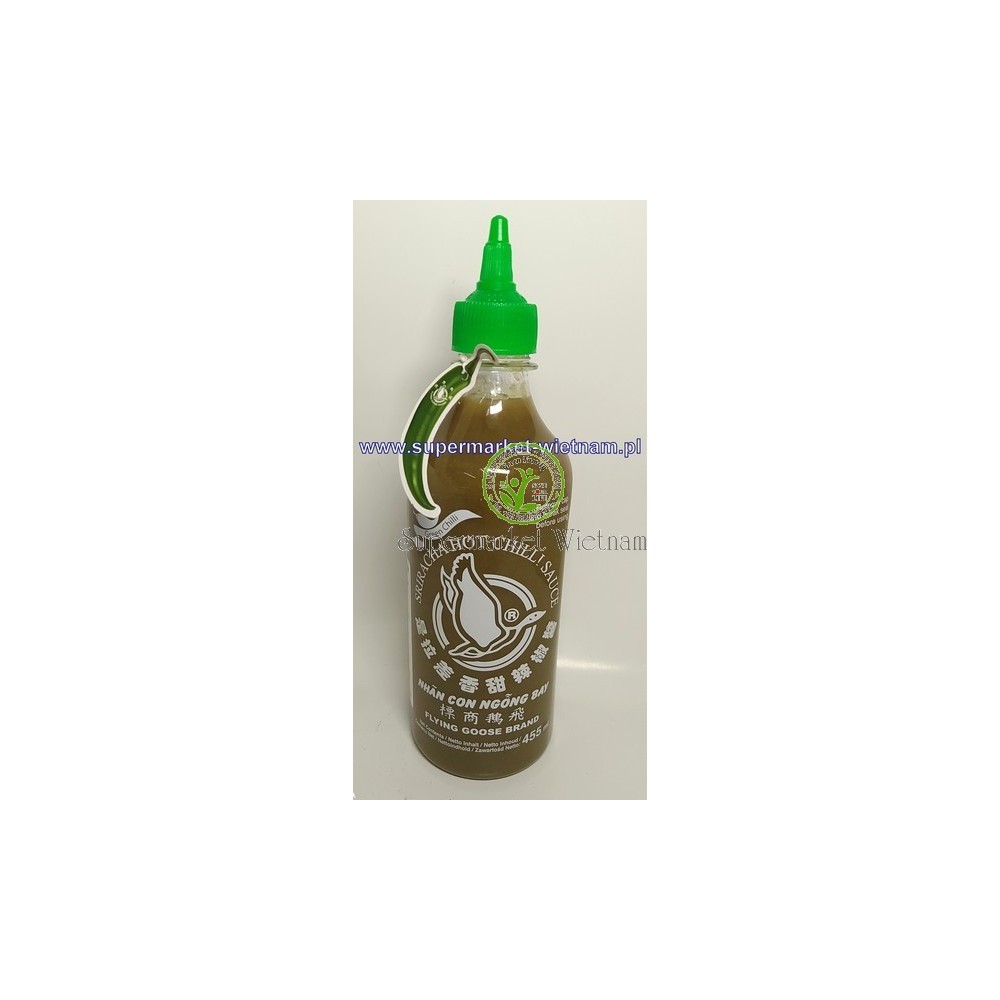 SOS CHILLI SRIRACHA - GREEN CON NGONG XANH 455ml/12