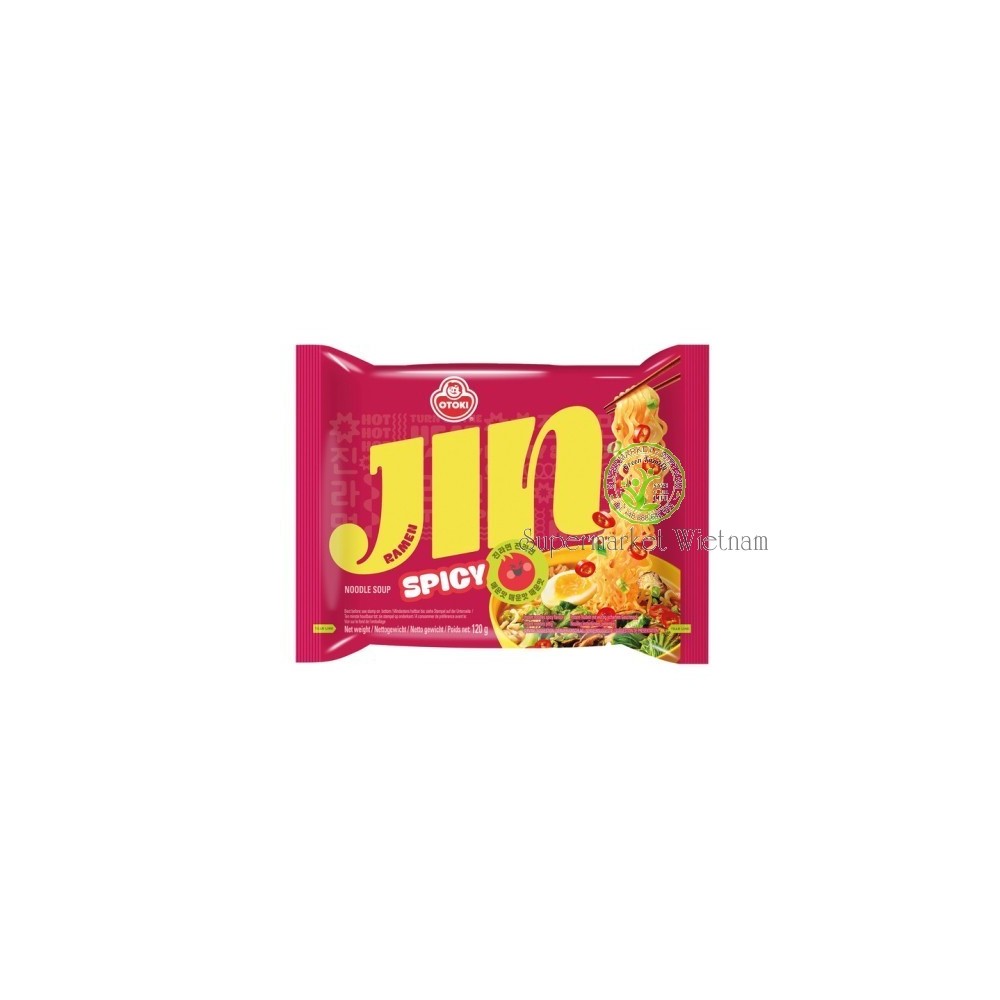 Zupki błyskawiczna Jin ramen Hot My HQ 120g*20