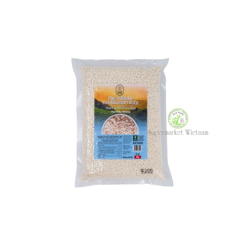 RYŻ KLEISTY KRÓTKOZIARNISTY 1kg*22 opk/krt