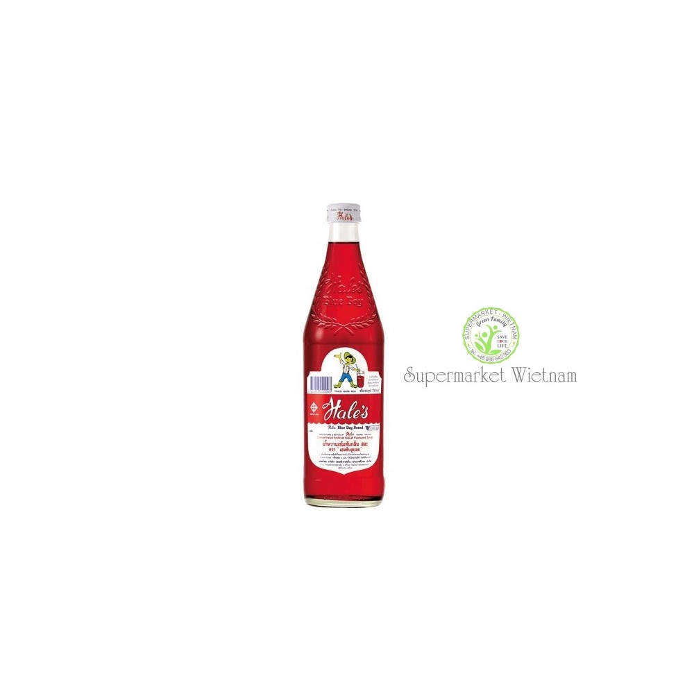 SYROP HALE-RED SALA- QUA MAY SALA 710ML*12