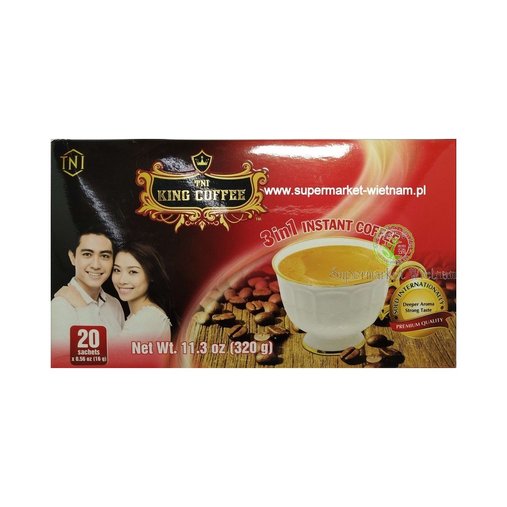 KAWA 3 W 1 - KING COFFEE - 320g*24