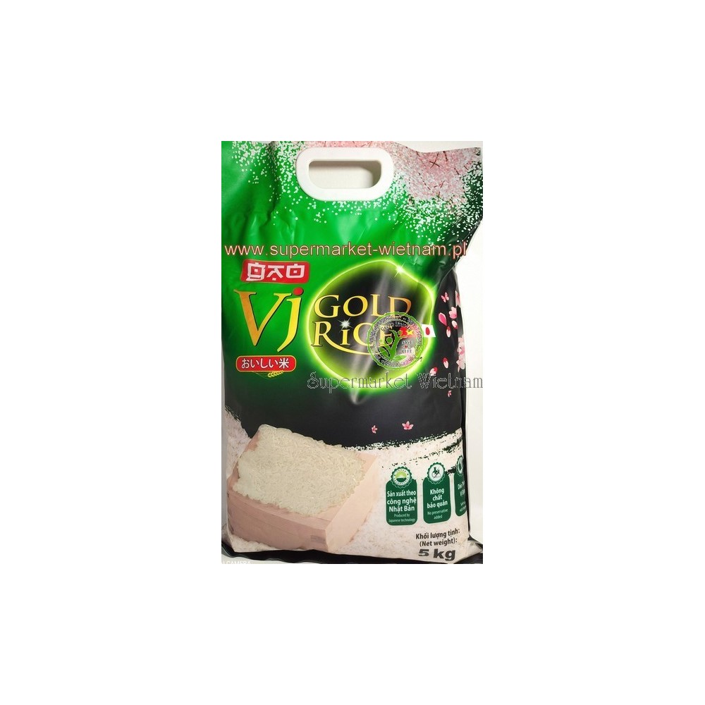 RYŻ JAŚMINOWY VJ GOLD GAO VIET NHAT - 5kg*5