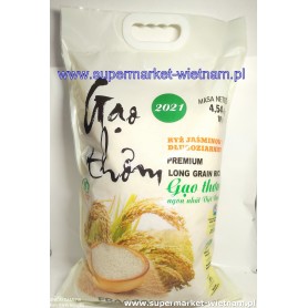 Ryż jaśminowy długoziarnisty Premium Gao Thom VN 4,54kg*5