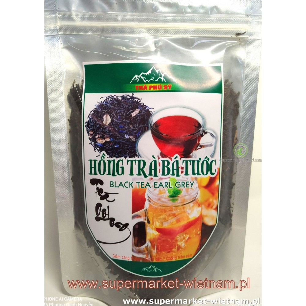 Herbata czarna bergamotką hong tra ba tuoc 100g