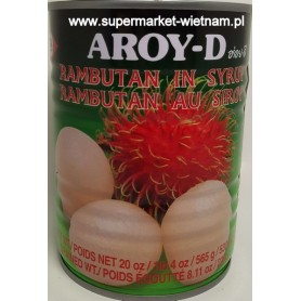 RAMBUTAN W SYROPIE AROYD chom chom hop -565g/PUS*24