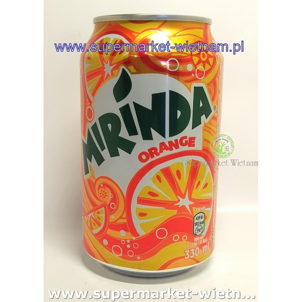 Napój mirinda orange 330ml*24