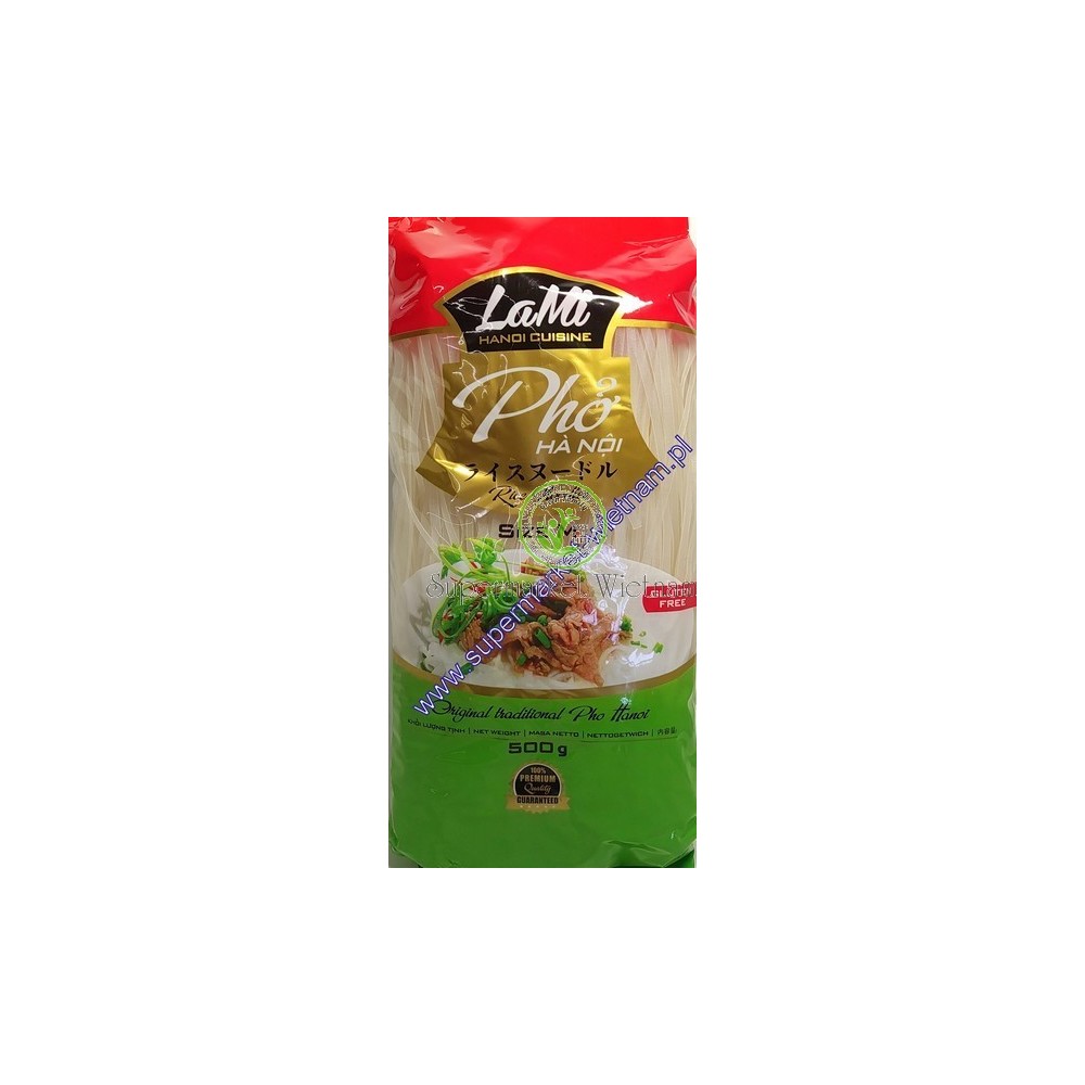 MAKARON RYŻOWY PHO KHO LAMI 4mm. 500g*20