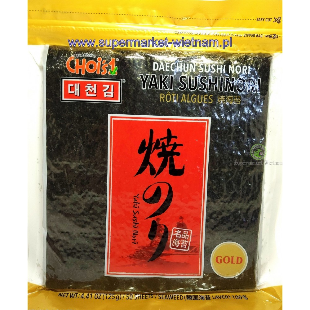 Wodorosty sushi nori la dong bien 125g ( 50 szt )