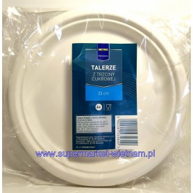 Talerze z trzciny cukrowej dia giay 23cm*6/opk