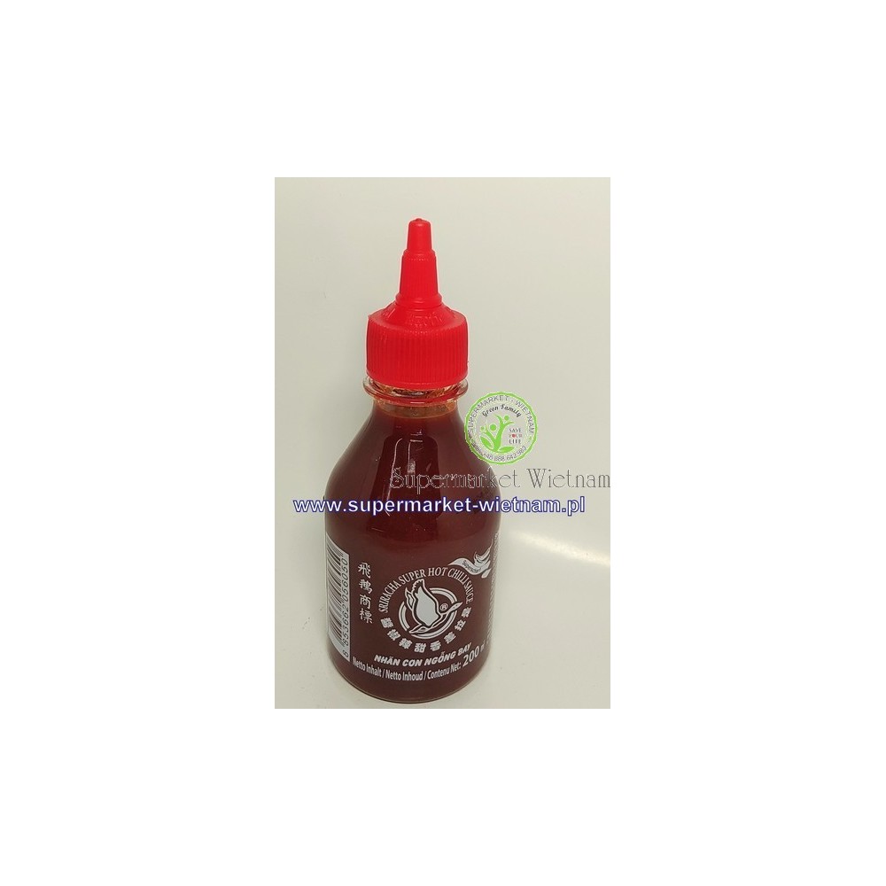 SOS CHILLI SRIRACHA-SUPER HOT-TUONG OT CON NGONG 200ml/24