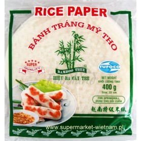 Papier ryżowy TUFOCO 22cm goi cuon 400g*36